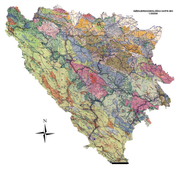 geoportal karta Inženjersko geološke karte   FZZG geoportal karta